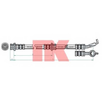 Тормозной шланг NK 853013-1