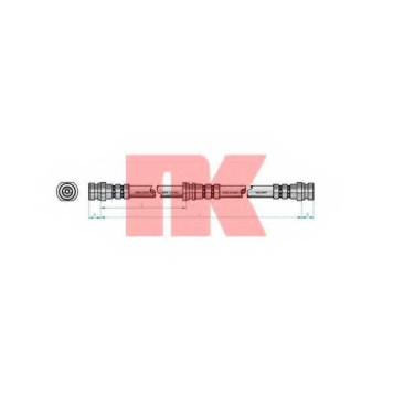 Тормозной шланг NK 853039-1