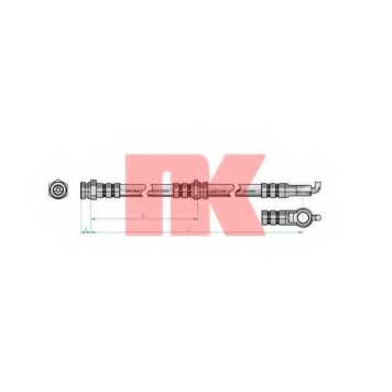 Тормозной шланг NK 853240-1