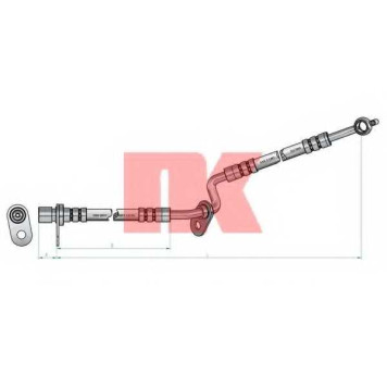 Тормозной шланг NK 853260