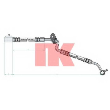 Тормозной шланг NK 853262-1