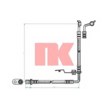 Тормозной шланг NK 853276