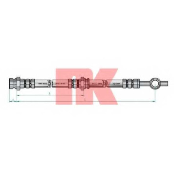 Тормозной шланг NK 853441-1