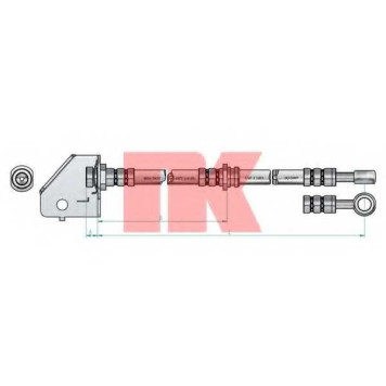 Тормозной шланг NK 853475