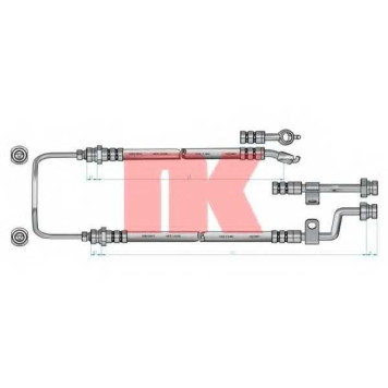 Тормозной шланг NK 853515-1
