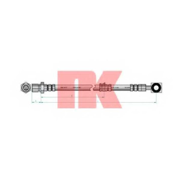 Тормозной шланг NK 853650-1
