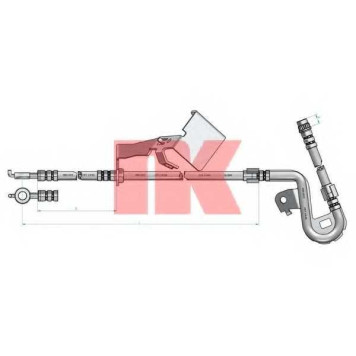 Тормозной шланг NK 853748-1
