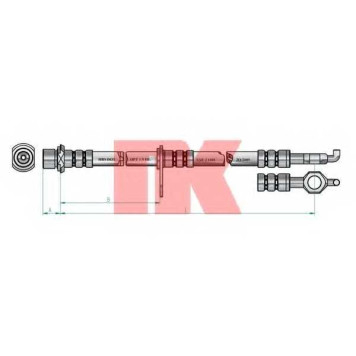Тормозной шланг NK 8545161