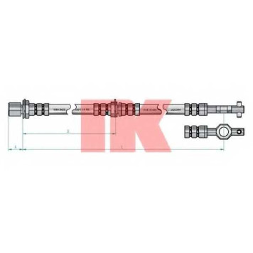 Тормозной шланг NK 854536-1