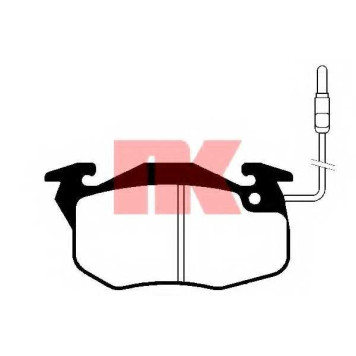 Колодки тормозные дисковые для CITROEN AX, SAXO / PEUGEOT 106, 205, 305, 309, 405 / RENAULT 11, 18, 19, 21, 9, CLIO, EXPRESS, FUEGO, RAPID, SUPER 5 <b>NK 223920 / WVA 21061/18</b>