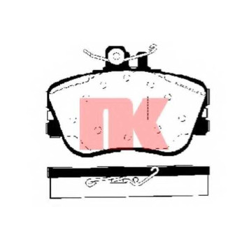 Колодки тормозные дисковые для MERCEDES C(S202,W202) <b>NK 223321 / WVA 21439/20</b>