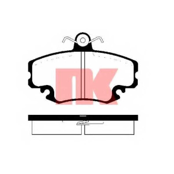 Колодки тормозные дисковые для PEUGEOT 205, 309 / RENAULT 11, 18, 19, 20, 21, 25, 9, CLIO, ESPACE, LOGAN, MEGANE, RAPID, SANDERO/STEPWAY, SUPER 5, THALIA, TWINGO <b>NK 229957 / WVA 21463/404/18</b>
