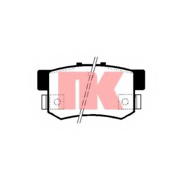Колодки тормозные дисковые для ACURA LEGEND / FIAT SEDICI / HONDA ACCORD, CIVIC, CR, CR-Z, ELEMENT, INSIGHT, INSPIRE, INTEGRA, LEGEND, ODYSSEY, PRELUDE, S2000, SHUTTLE / SUZUKI KIZASHI, SWIFT, SX4 <b>NK 229980 / WVA 21719/14.6</b>