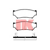 Колодки тормозные дисковые для SUZUKI GRAND VITARA(FT,GT), JIMNY(FJ), VITARA(ET,TA) <b>NK 225208 / WVA 21907/15.4</b>