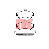 Колодки тормозные дисковые для MITSUBISHI CARISMA(DA#), COLT CZC(RG), COLT(Z2#A,Z3#A), SPACE STAR(DG#A) / VOLVO S40(VS), V40(VW) <b>NK 229977 / WVA 21920/15.6</b>