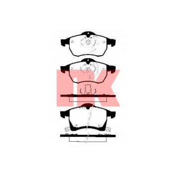 Колодки тормозные дисковые для CHEVROLET ASTRA, CORSA / OPEL ASTRA(F07#, F08#, F35#, F48#, F67, F69#, F70, L69, L70), ZAFIRA(F75#) <b>NK 223617 / WVA 23057/19.2/20</b>