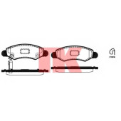 Колодки тормозные дисковые для OPEL AGILA(A) / SUBARU JUSTY(G3X) / SUZUKI IGNIS, WAGON R, WAGON R+(MM) <b>NK 225216 / WVA 23253/15,5</b>