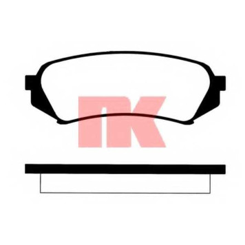 Колодки тормозные дисковые для LEXUS LX(UZJ100) / TOYOTA LAND CRUISER 100(FZJ1#,UZJ1#) <b>NK 224549 / WVA 23539</b>