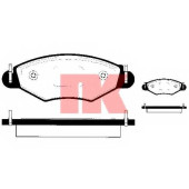 Колодки тормозные дисковые для PEUGEOT 206(2A/C,2E/K,T3E) <b>NK 223739 / WVA 23597/18</b>
