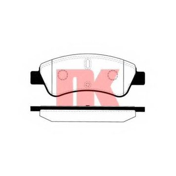 Колодки тормозные дисковые для CITROEN BERLINGO, C-ELYSEE, C2, C3, C4 CACTUS, C4, DS3, XSARA / PEUGEOT 1007, 2008, 206, 207, 208, 301, 307, PARTNER <b>NK 223741 / WVA 23599/18,8</b>