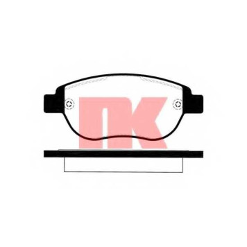 Колодки тормозные дисковые для CITROEN BERLINGO, C3, C4, XSARA / PEUGEOT 1007, 207, 307, PARTNER <b>NK 223740 / WVA 23600/19,0</b>
