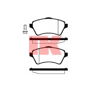 Колодки тормозные дисковые для LAND ROVER FREELANDER(LN,LN#) <b>NK 224023 / WVA 23615/18,2</b>