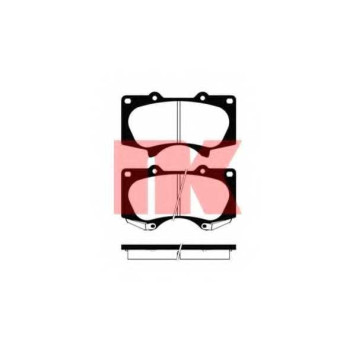 Колодки тормозные дисковые для LEXUS GX / MITSUBISHI PAJERO / TOYOTA FJ CRUISER, HILUX, LAND CRUISER 150, LAND CRUISER <b>NK 224569 / WVA 24024/17</b>