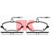 Колодки тормозные дисковые для CITROEN C5(RD#,TD#), C6(TD#) / PEUGEOT 407(6C#,6D#,6E#), 607(9D,9U) <b>NK 223744 / WVA 24133/18,5</b>