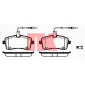 Колодки тормозные дисковые для PEUGEOT 407(6D#,6E#) <b>NK 223743 / WVA 24134/19,5</b>
