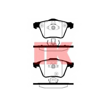 Колодки тормозные дисковые для VOLVO XC90 <b>NK 224826 / WVA 24141/20,8/19,3</b>