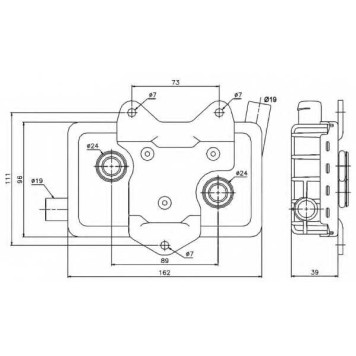 Масляный радиатор масла двигателя NRF 31180