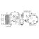 Компрессор кондиционера для CITROEN BERLINGO, C3, C4, C5, C6, C8, DS3, XSARA / DS DS 3 / FIAT ULYSSE / LANCIA PHEDRA / PEUGEOT 2008, 207, 208, 3008, 307, 308, 406, 407, 5008, 508, 607, 807, BOXER, PARTNER <b>NRF 32240</b>