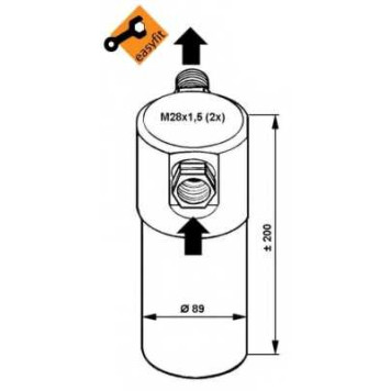 Осушитель кондиционера NRF 33081