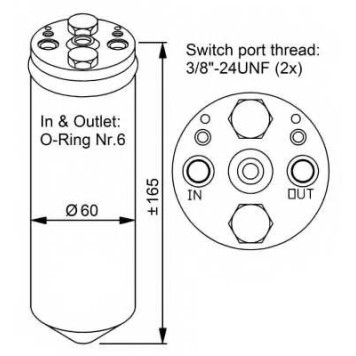 Осушитель кондиционера NRF 33125