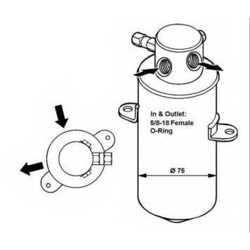 Осушитель кондиционера NRF 33165