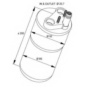 Осушитель кондиционера NRF 33216