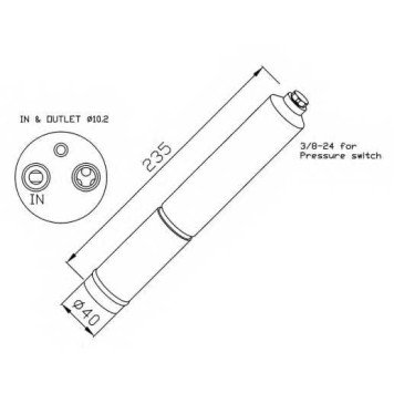 Осушитель кондиционера NRF 33224