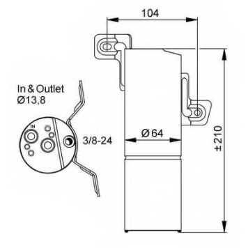 Осушитель кондиционера NRF 33303