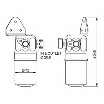 Осушитель кондиционера NRF 33334