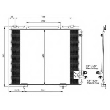 Конденсатор кондиционера NRF 35228
