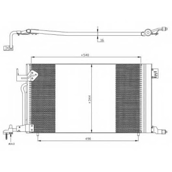 Конденсатор кондиционера NRF 35304