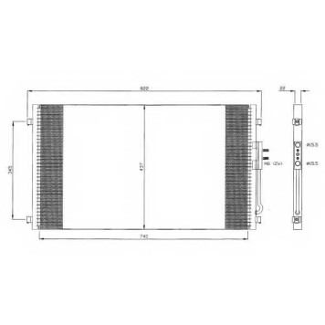 Конденсатор кондиционера NRF 35383