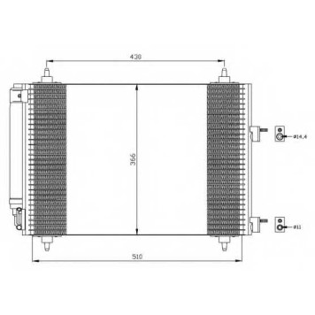 Конденсатор кондиционера NRF 35445
