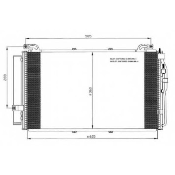 Конденсатор кондиционера NRF 35477