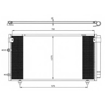 Конденсатор кондиционера NRF 35518