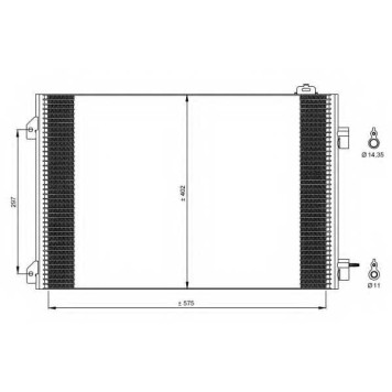 Конденсатор кондиционера NRF 35545
