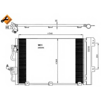 Конденсатор кондиционера NRF 35555