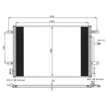 Конденсатор кондиционера NRF 35560