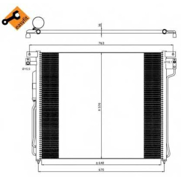 Конденсатор кондиционера NRF 35582