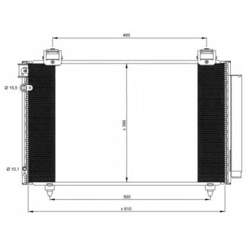Конденсатор кондиционера NRF 35592